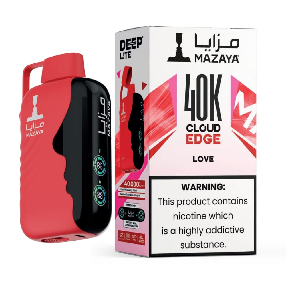 MAZAYA جهاز سحبة مزايا 40000 شفطة 50 نيكوتين عدة نكهات
