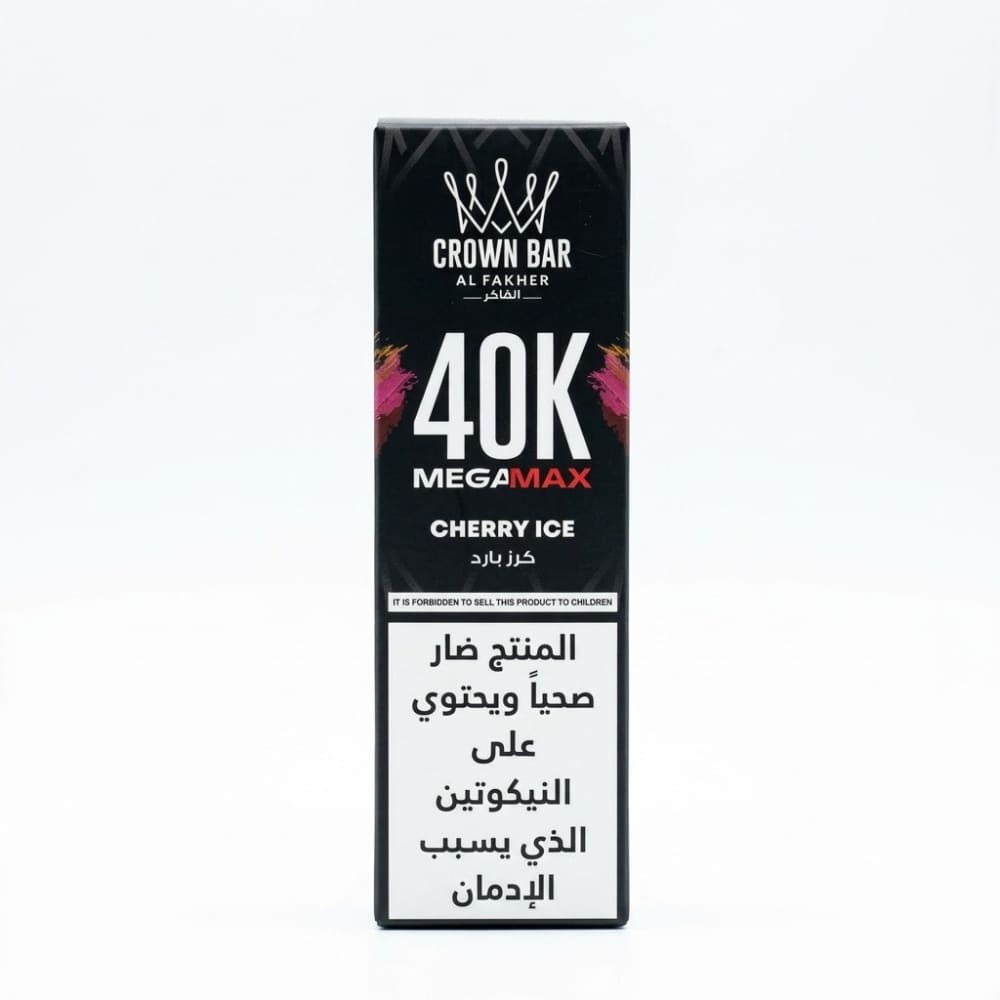 جهاز فيب شيشة الفاخر ميقا ماكس 40000 شفطة 6 نيكوتين عدة