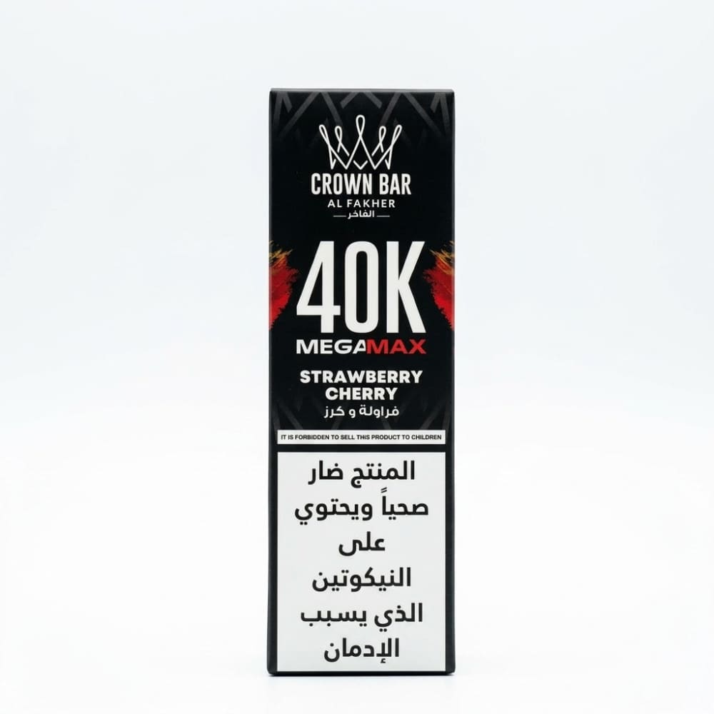 جهاز فيب شيشة الفاخر ميقا ماكس 40000 شفطة 6 نيكوتين عدة