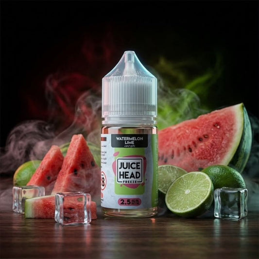 نكهة جوس هيد بطيخ لايم ايس سولت نيكوتين JUICE HEAD