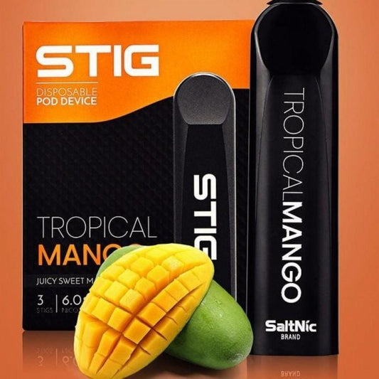 STIG سحبة سيجارة ستيق استخدام مرا واحدة نكهة الفاكهة الاستوائية مانجو من - فيب سموك