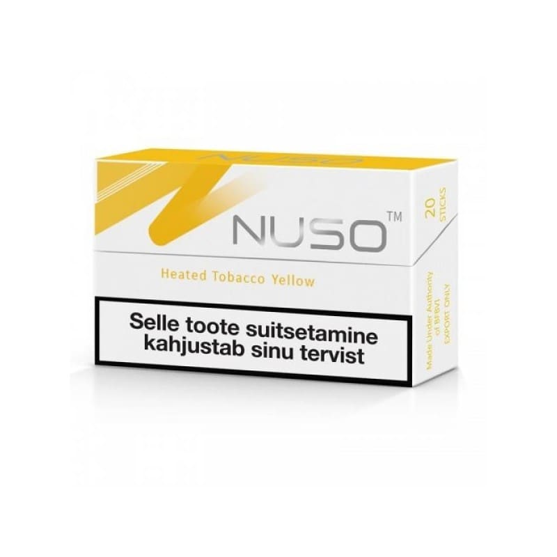 تبغ تسخين نوسو - NUSO HEATED TOBACCO - الأصفر - YELLOW