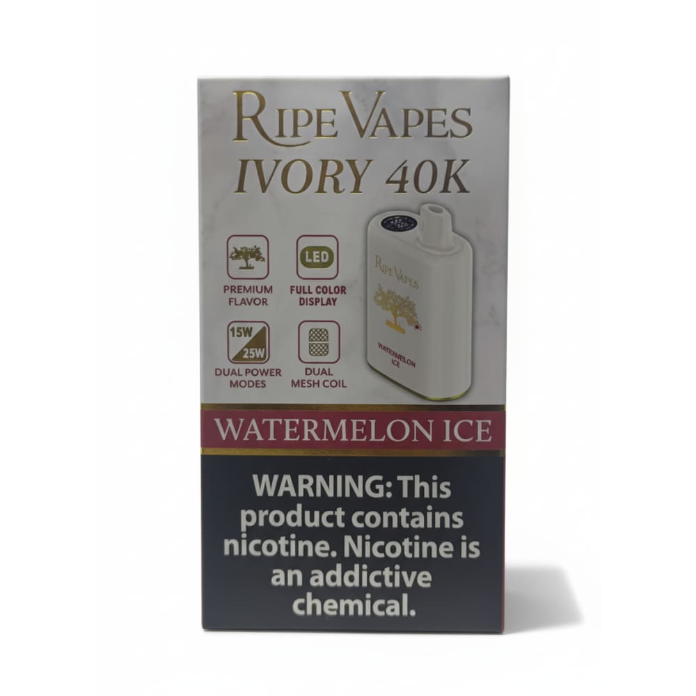 VCT Ripe Vapes IVORY سحبة سيجارة عدة نكهات رايب فيب ايفوري