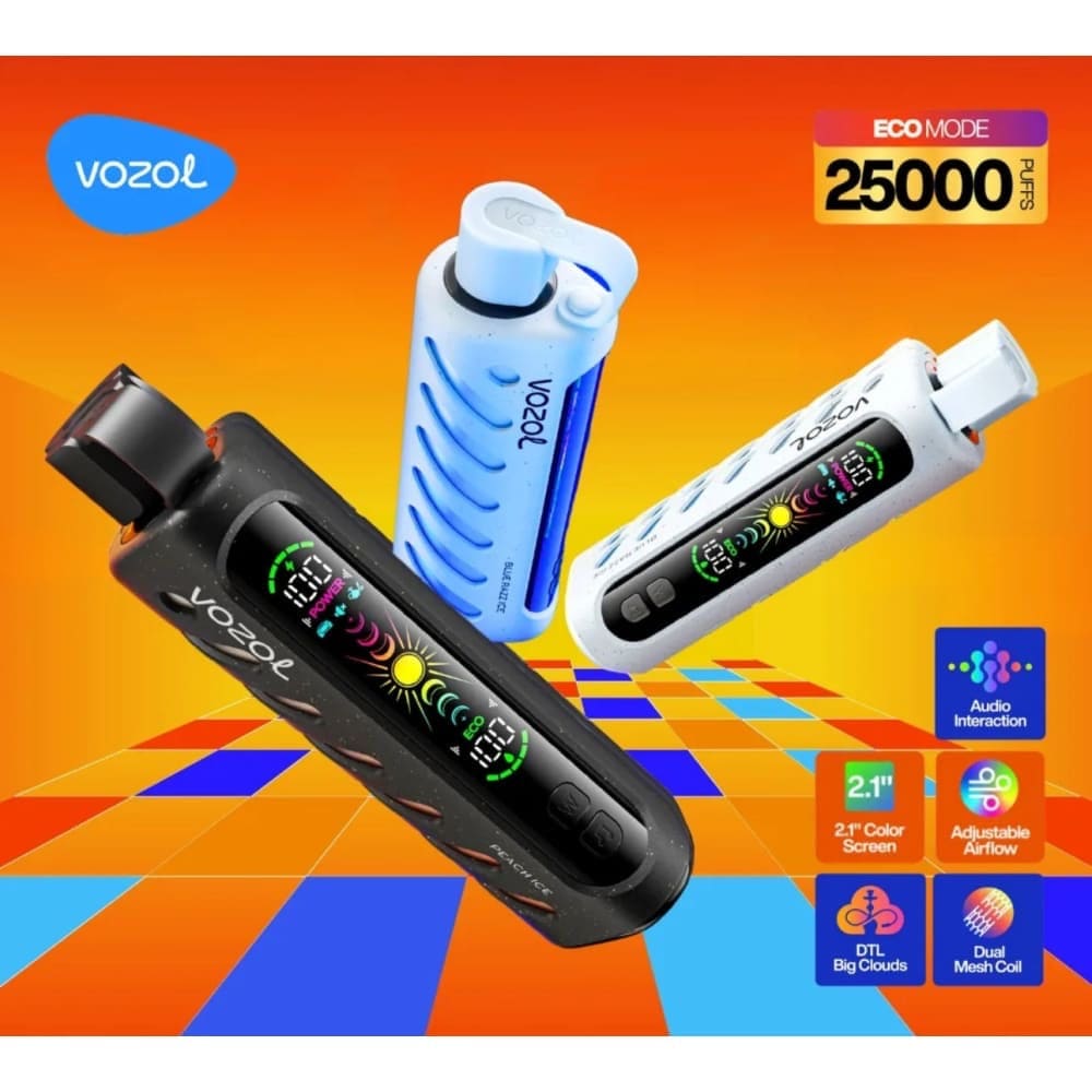 Vozol Gear Shisha جهاز فيب شيشة فوزول 25000