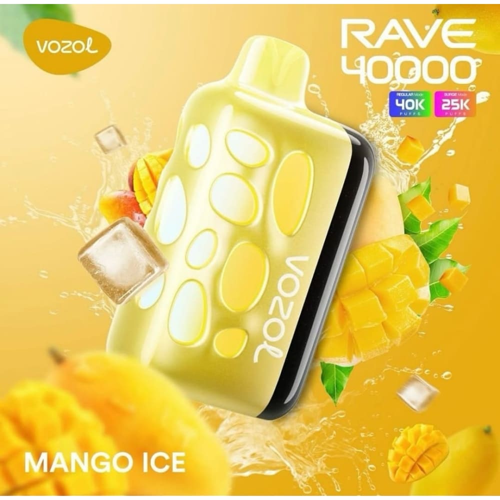 VOZOL RAVE سحبة سيجارة فوزول ريف 40000 شفطة عدة نكهات 50