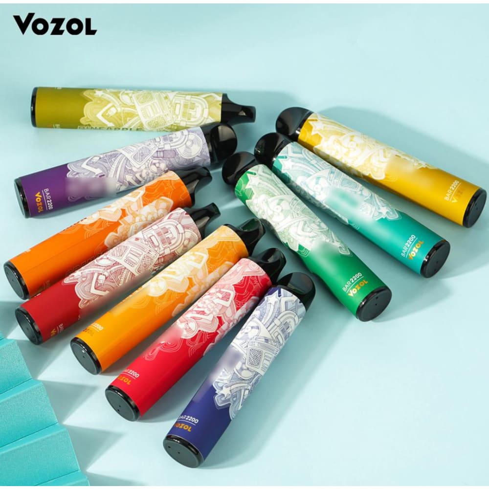 VOZOL سحبة سيجارة فوزول 2200 شفطة عدة نكهات 20 نيكوتين 